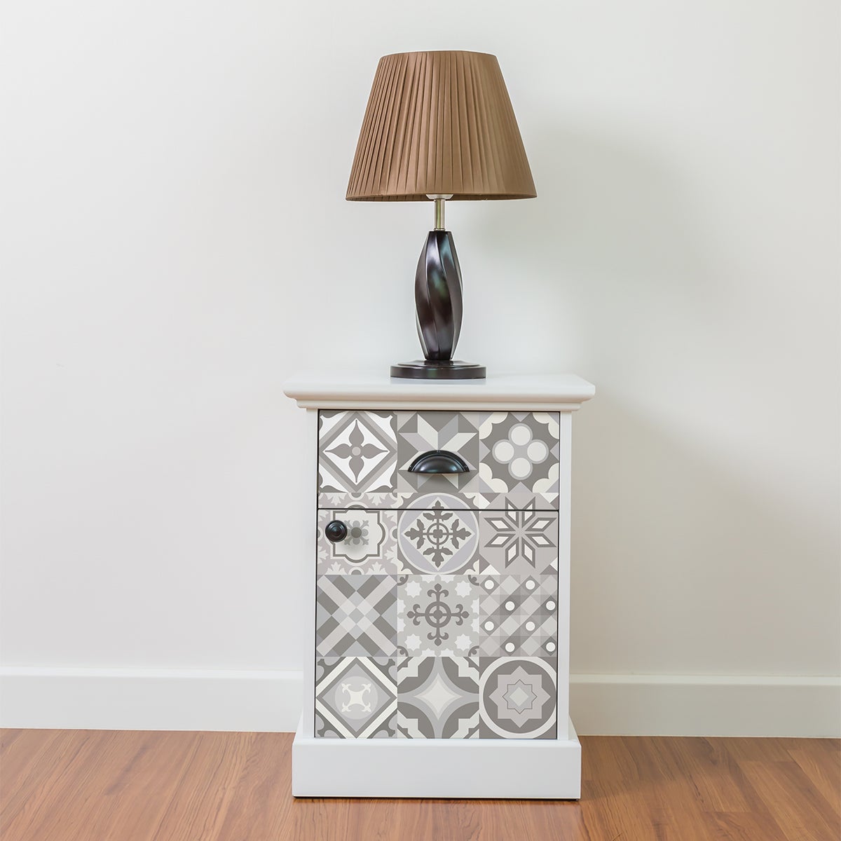 24 adesivi mobili piastrelle di cemento authentiques dania - Sticker adesivo - adesivi murali - 24stickers20x20cm - 5