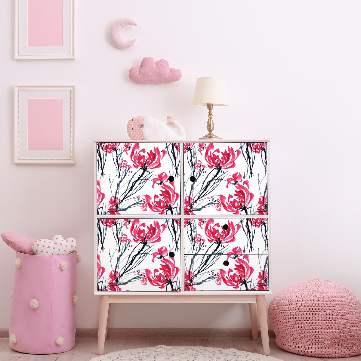 Vinilo muebles tropical sotovy - adhesivo de pared - revestimiento sticker mural decorativo - 40x60cm