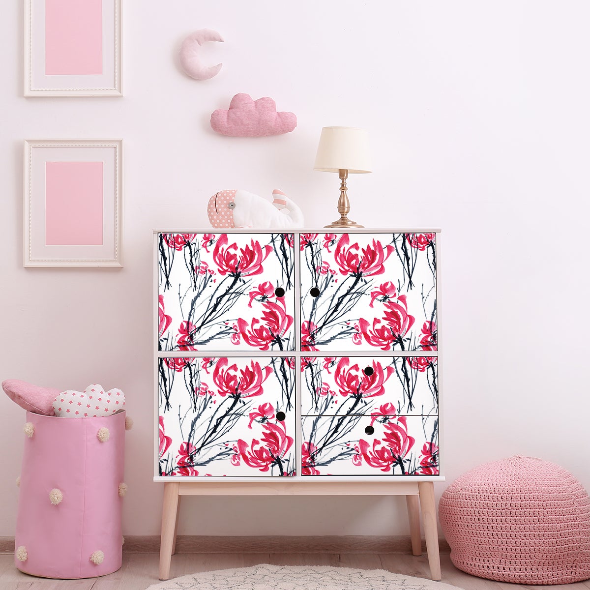 Vinilo muebles tropical sotovy - adhesivo de pared - revestimiento sticker mural decorativo - 40x60cm