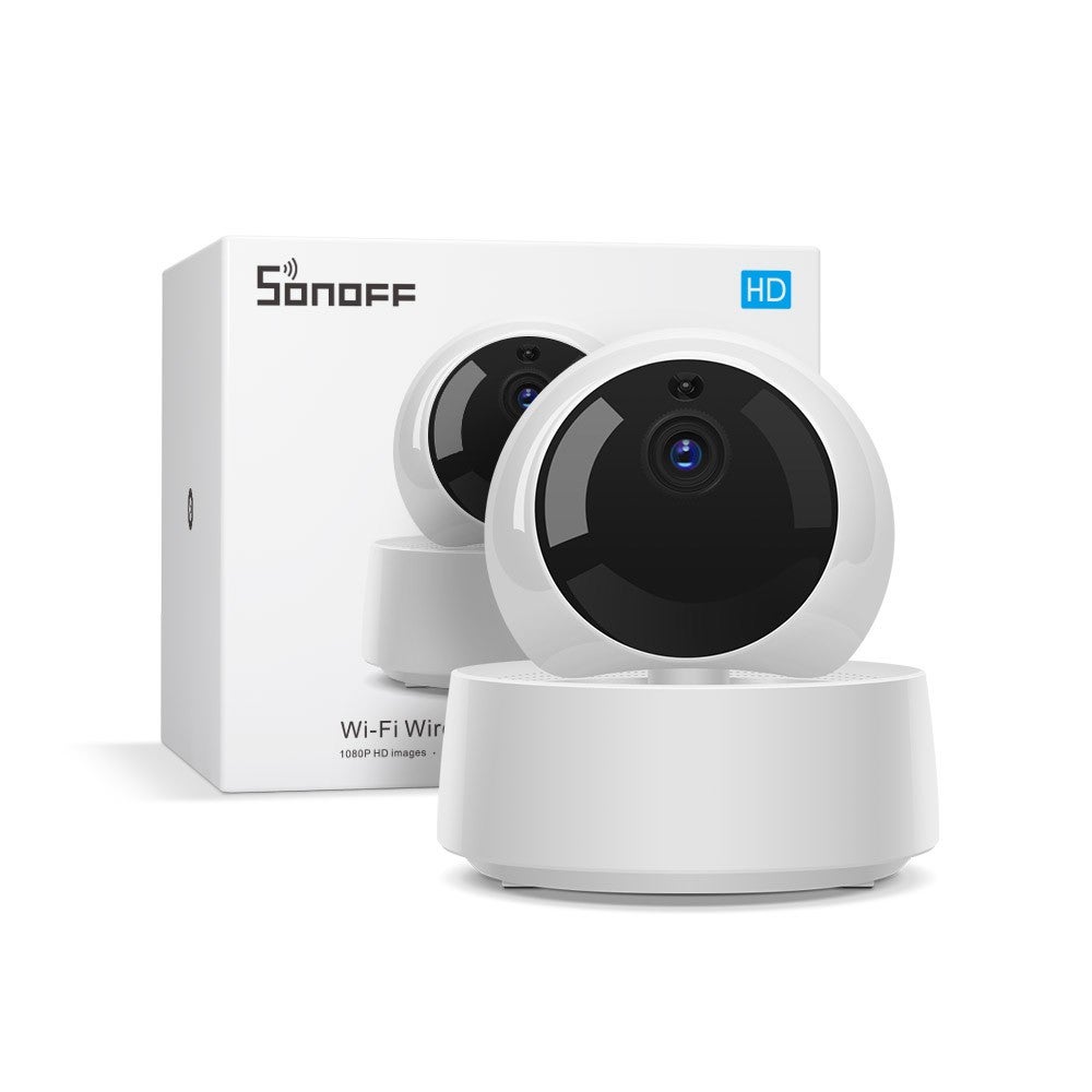 Sonoff - Caméra WiFi motorisée HD, son, vision de nuit, enregistrement SD et cloud, compatible Jeedom via flux RTSP - 4
