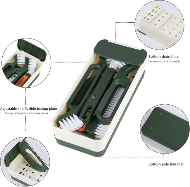 Pulitore A Vapore Portatile 1600W, Macchina Per Pulizia A Vapore Con Serbatoio Da 1L, Alta - Foto 7