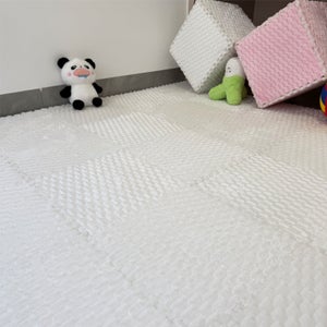 Tapis De Sol en Mousse Puzzle en Peluche, 80 Pièces, Antidérapant