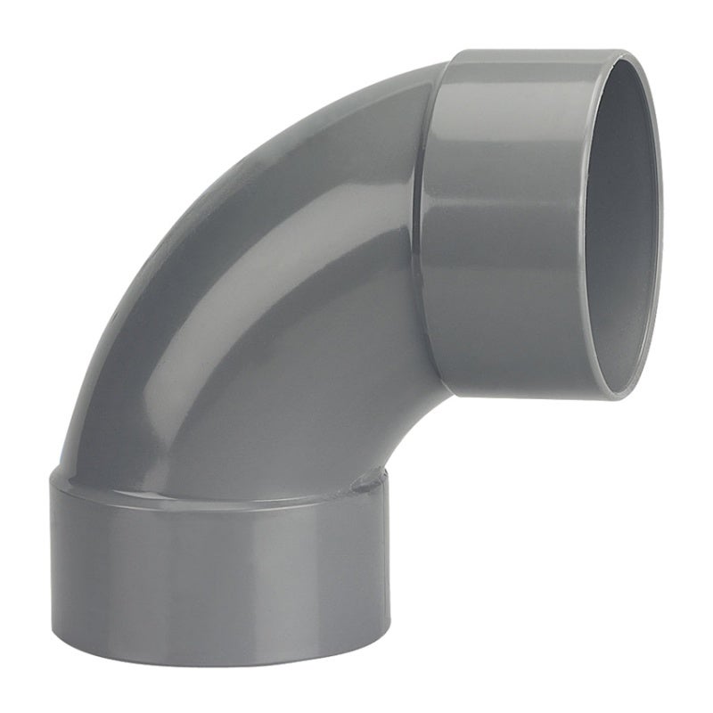 Coude PVC double Femelle 87°30 D110 WAVIN 3026202 - 2