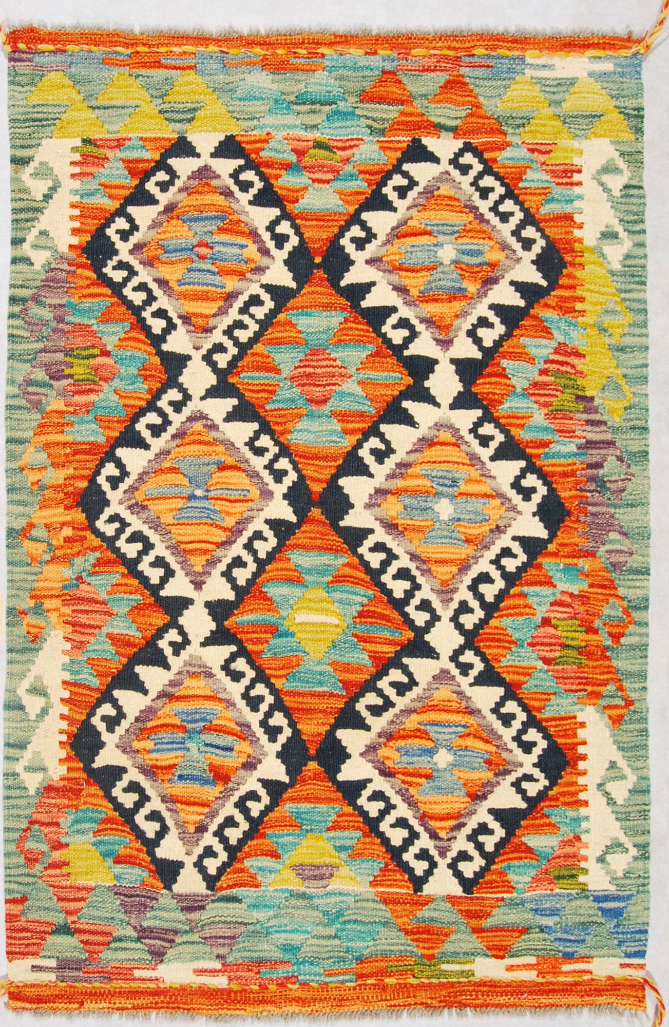 Oryginalny ręcznie robiony dywan, wymiary: 117x84, z certyfikatem autentyczności GalleriaFarah1970