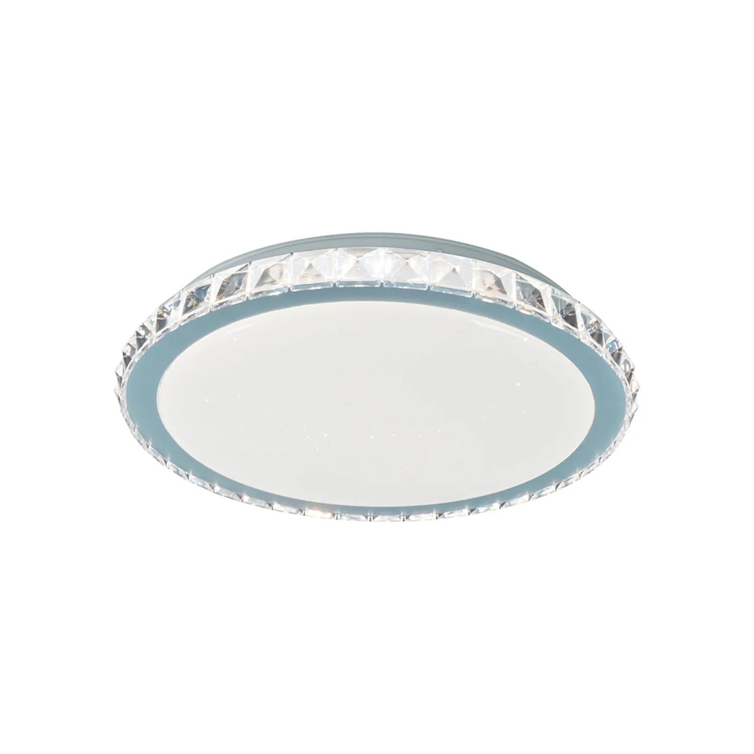 Plafon okrągły Cressida LED 24W Neutralna biel 1720lm chromowany biały wym:6,5x40,5x40,5cm IP20 Rabalux