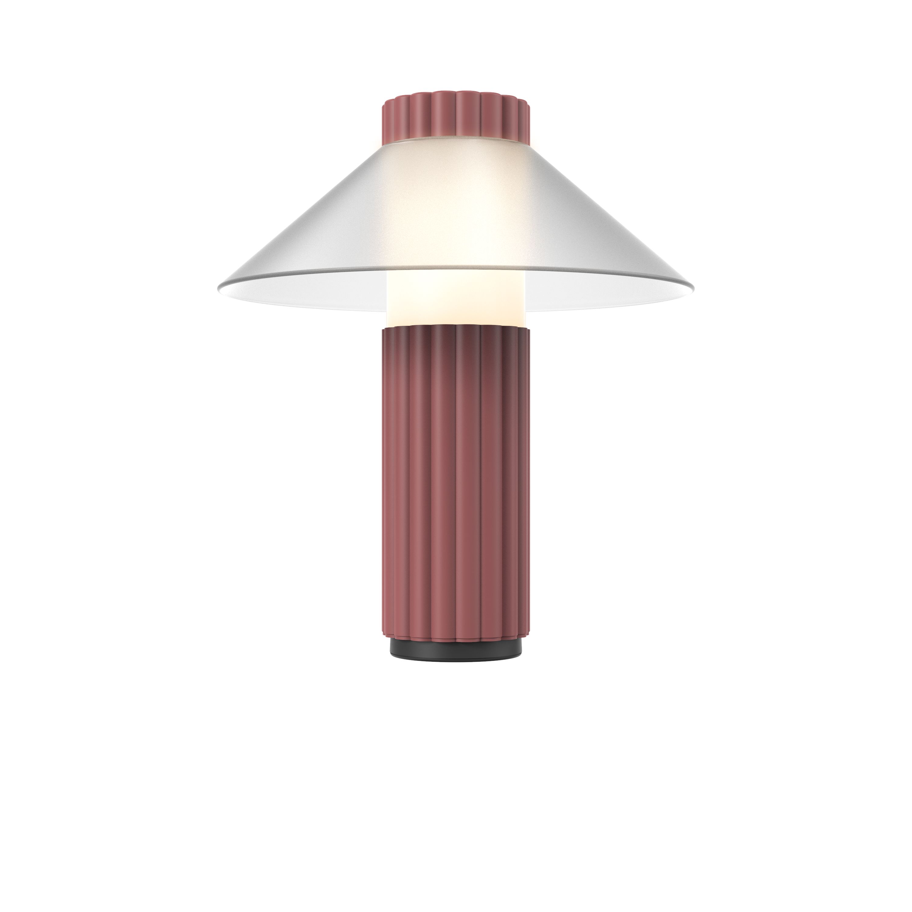 Lampa solarna Doria 400 lumenów czerwona INSPIRE