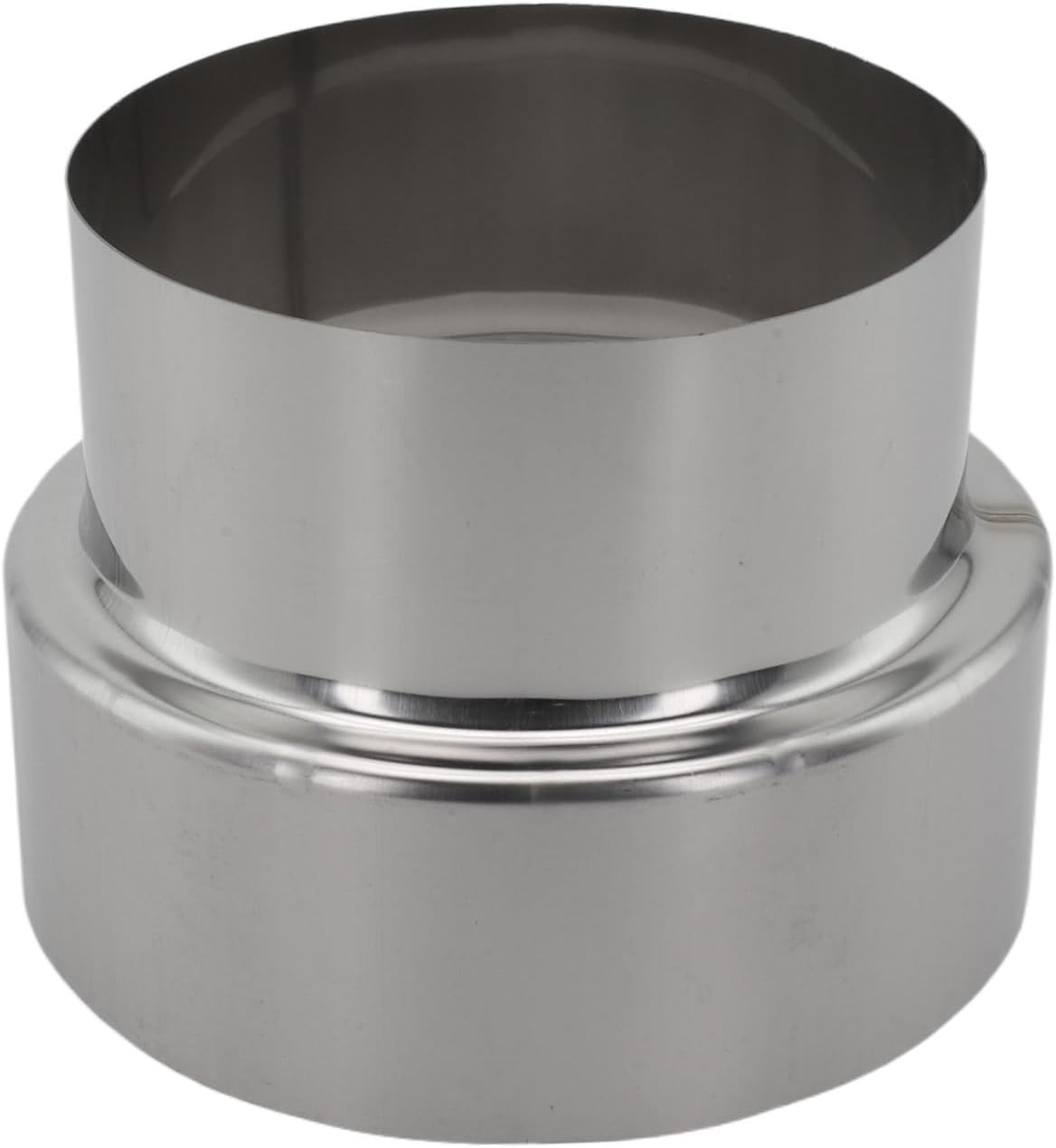 Riduttore Per Canna Fumaria In Acciaio Inox – Da 70 Mm A 50 Mm, Connettore Per Stufe E Camini In Muratura, Adatto Per Ventilazione E Tiraggio, Tolleranze Strette