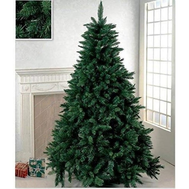 Albero di Natale Verde 180 cm Super Folto e Realistico, Effetto Naturale - 180/210/230/270 cm