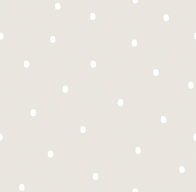 Point Beige Papier peint à motif de petits points beige et blanc - 53 cm x 10 m ...
