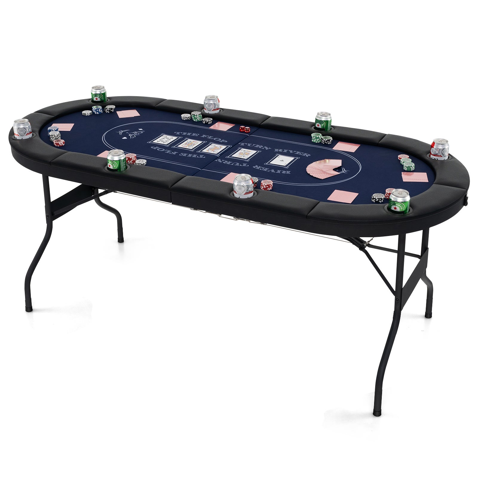 Table De Poker Pliable Club Poker - Avec Housse De Rangement - Occasion