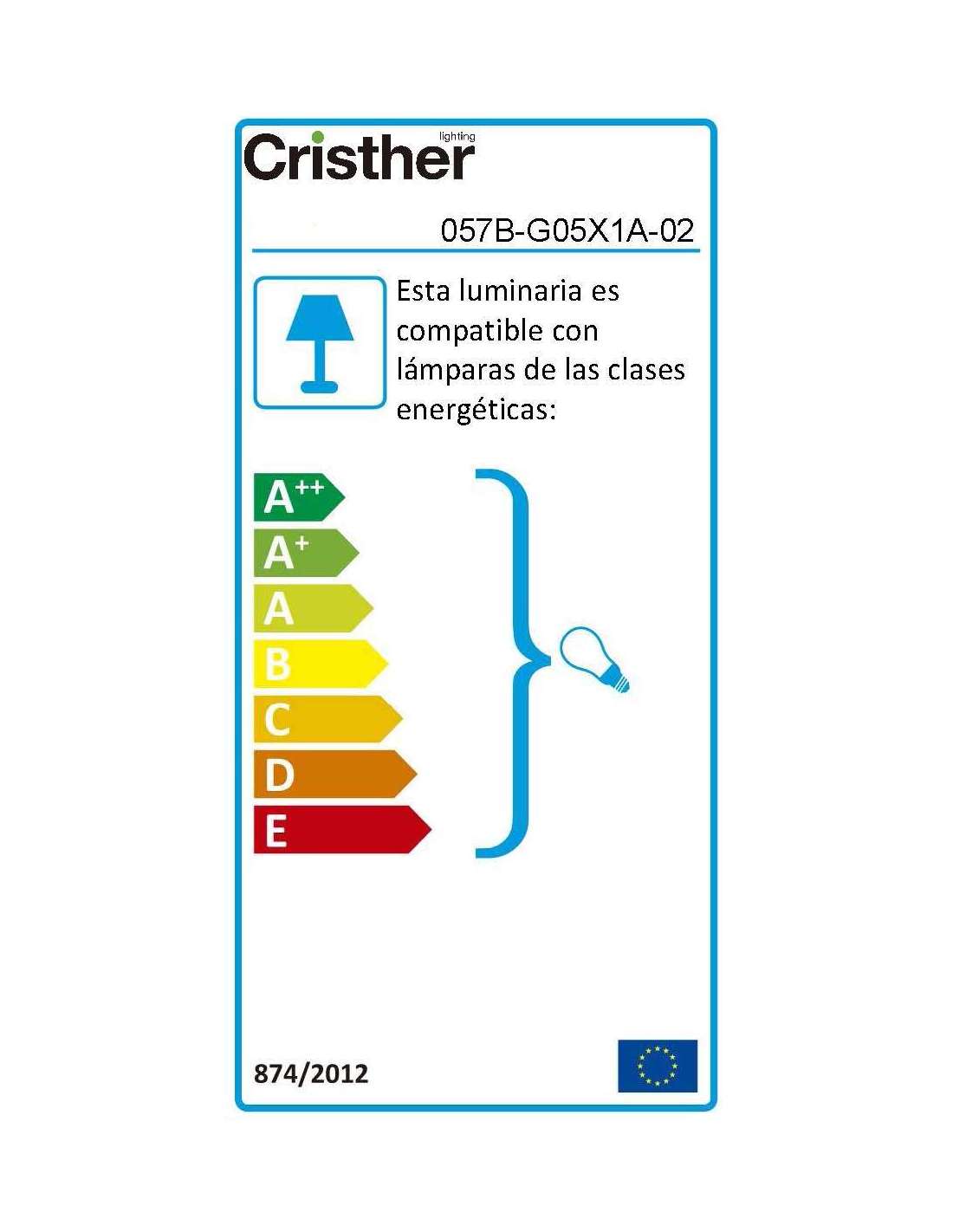 Apl. City Indura Balon E27 Gl.40 Noir. - 4