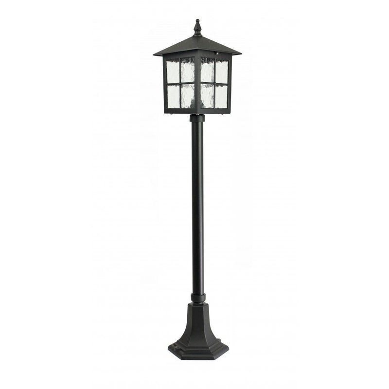Lampa ogrodowa stojąca Wenecja czarna 1xE27x60W IP43 wym: 106 x 18,5 x 18,5 cm aluminium SU-MA