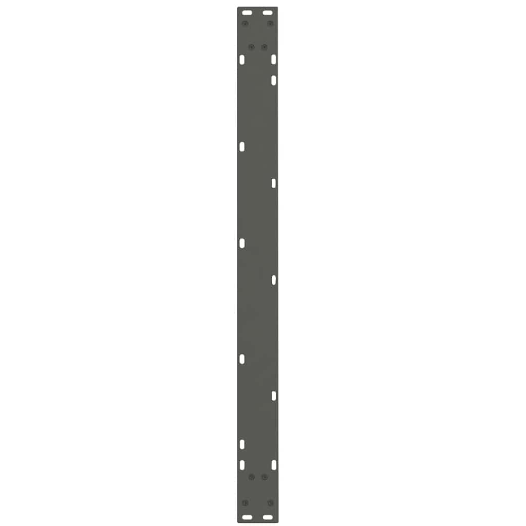 Maison Exclusive - Pieds de table à manger en forme de V 2 pièces Anthracite 100 x (72-73,3) cm Acier - 7