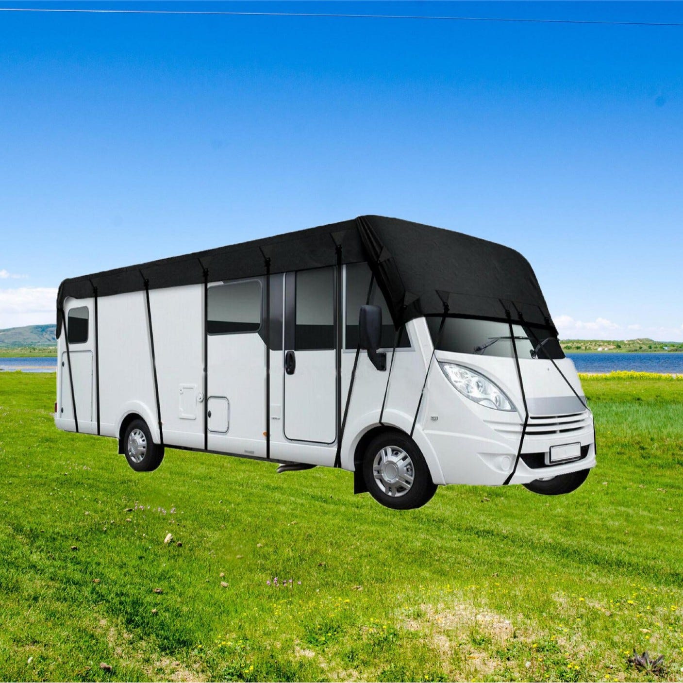 Copertura Per Congelatore Esterno Tessuto Oxford - Doppia Apertura Superiore - Foto 5