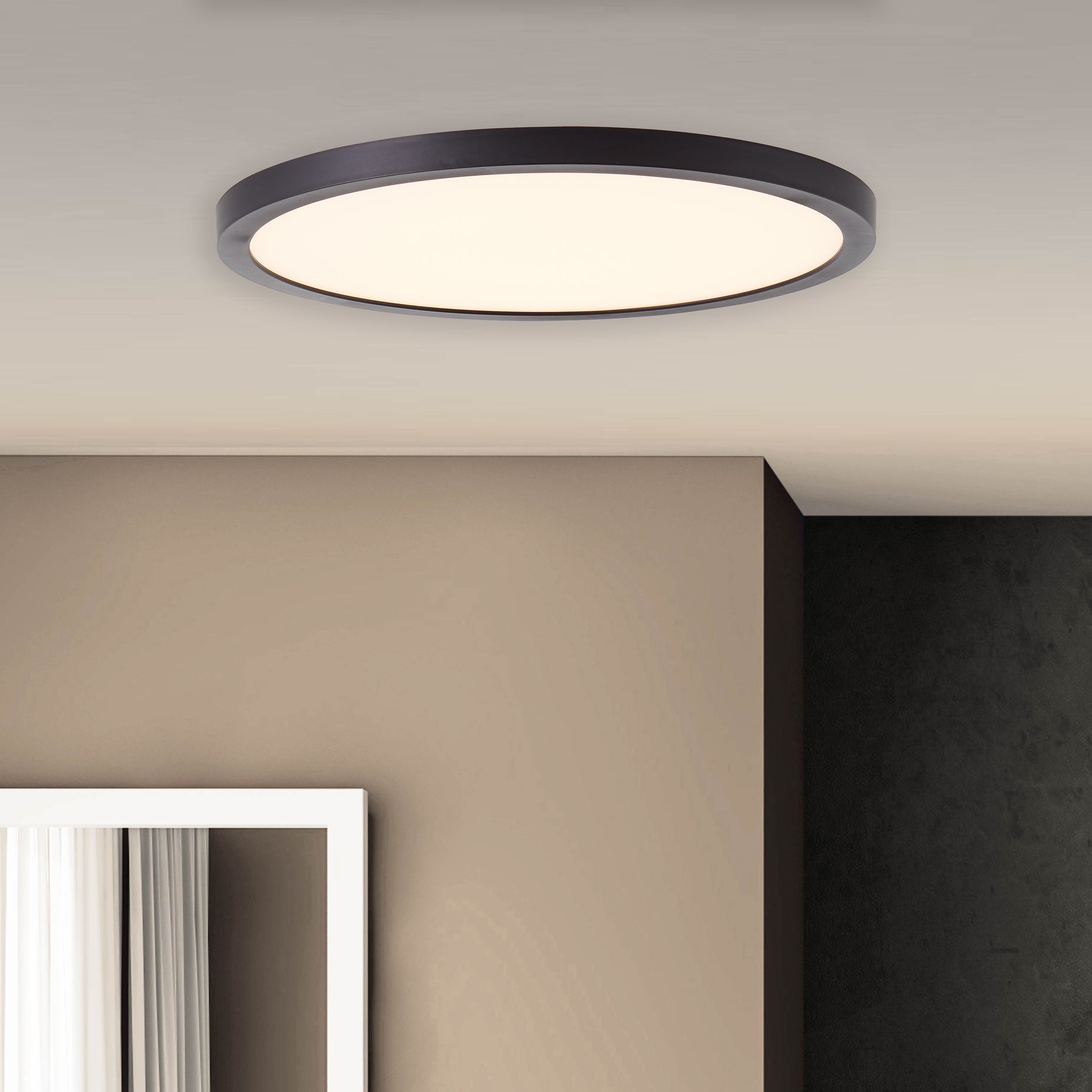 Brilliant Woodline lampa wisząca 1-punktowa bambus 36cm metal/tkanina brąz 1x A60, E27, 60W - 5