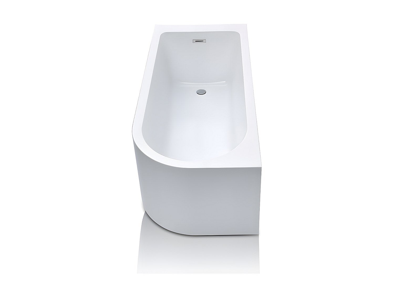 Baignoire d'angle - 170 x 75 x 58 cm - Blanche - Angle gauche - 240 L - ANIKA - 4