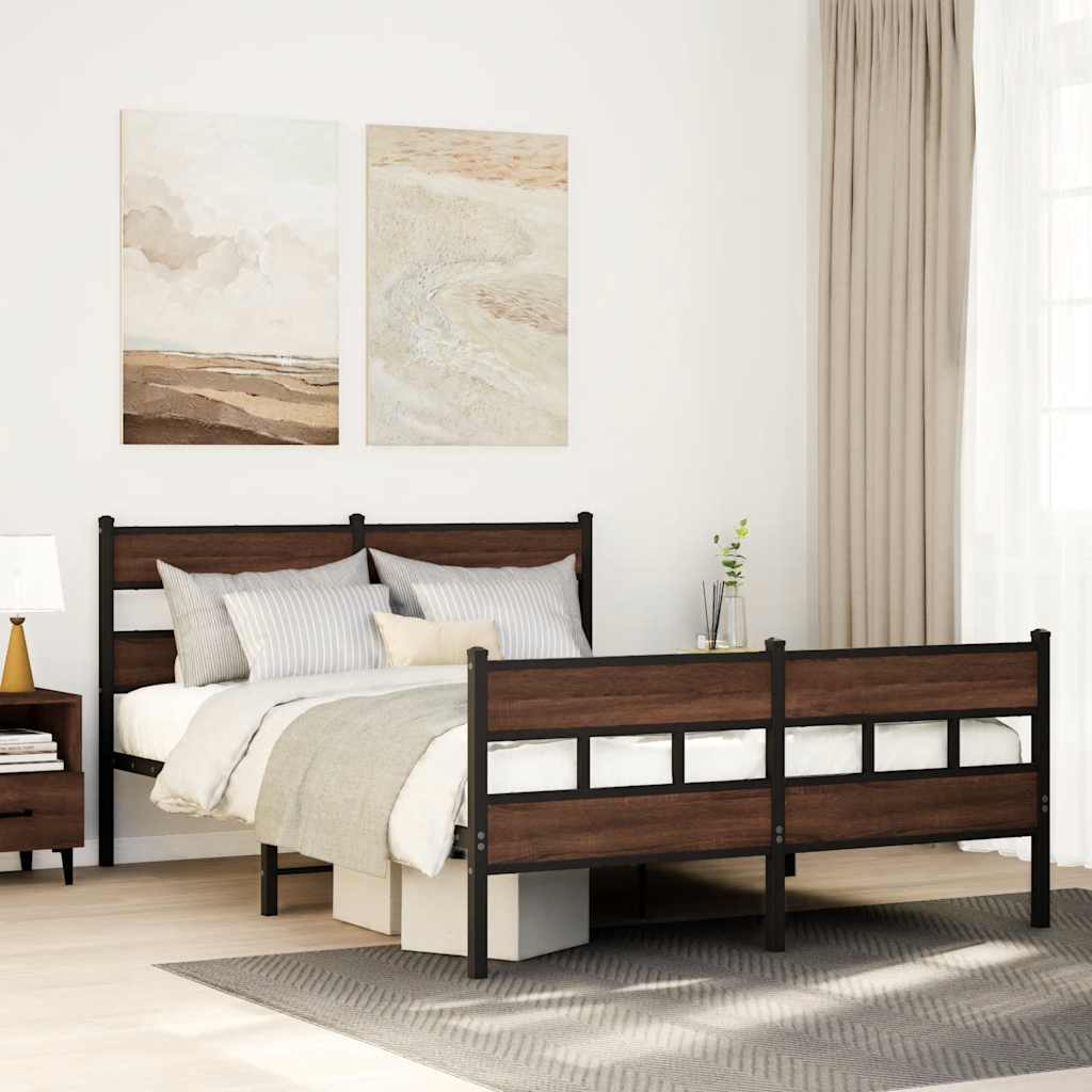 Łóżko Metalowe Czarne Rama łóżka Ze Stelażem Łóżko Do Sypialni Pokoju 160x200 cm