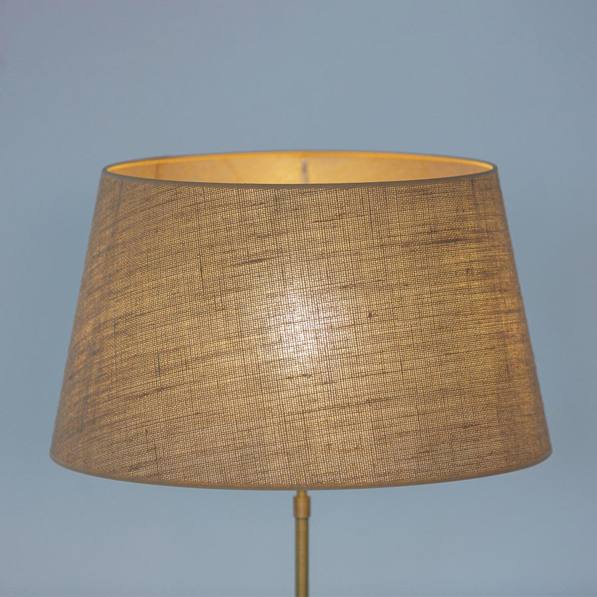 Pantalla conica 45x35x26 saco marron