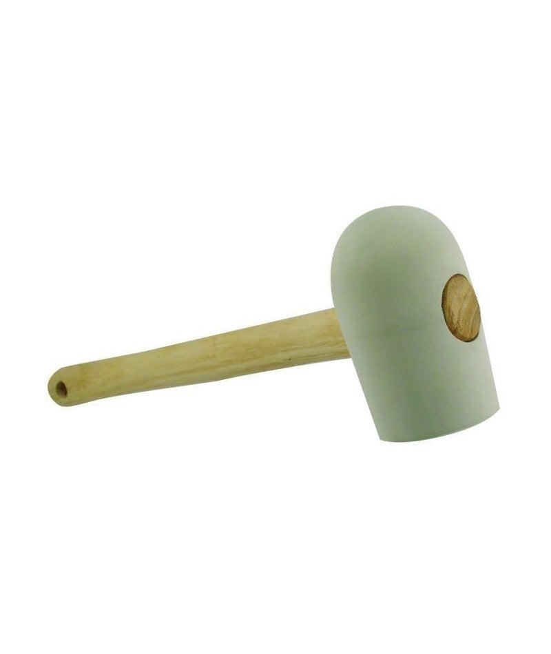 Maillet de pose - FARTOOLS - caoutchouc et bois - blanc - Bricolage Maillet de pose - FARTOOLS - caoutchouc et bois - blanc - Bricolage