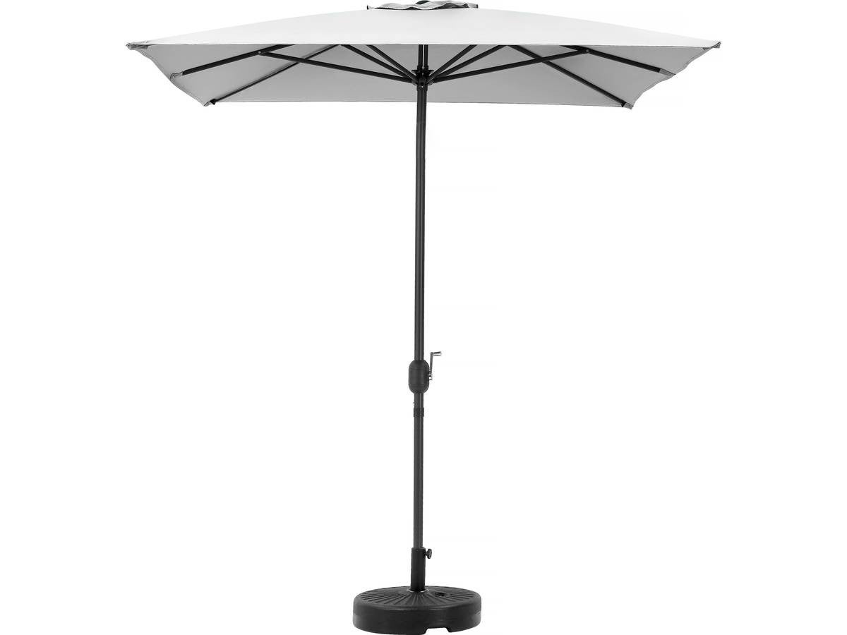 Parasol rectangulaire inclinable 