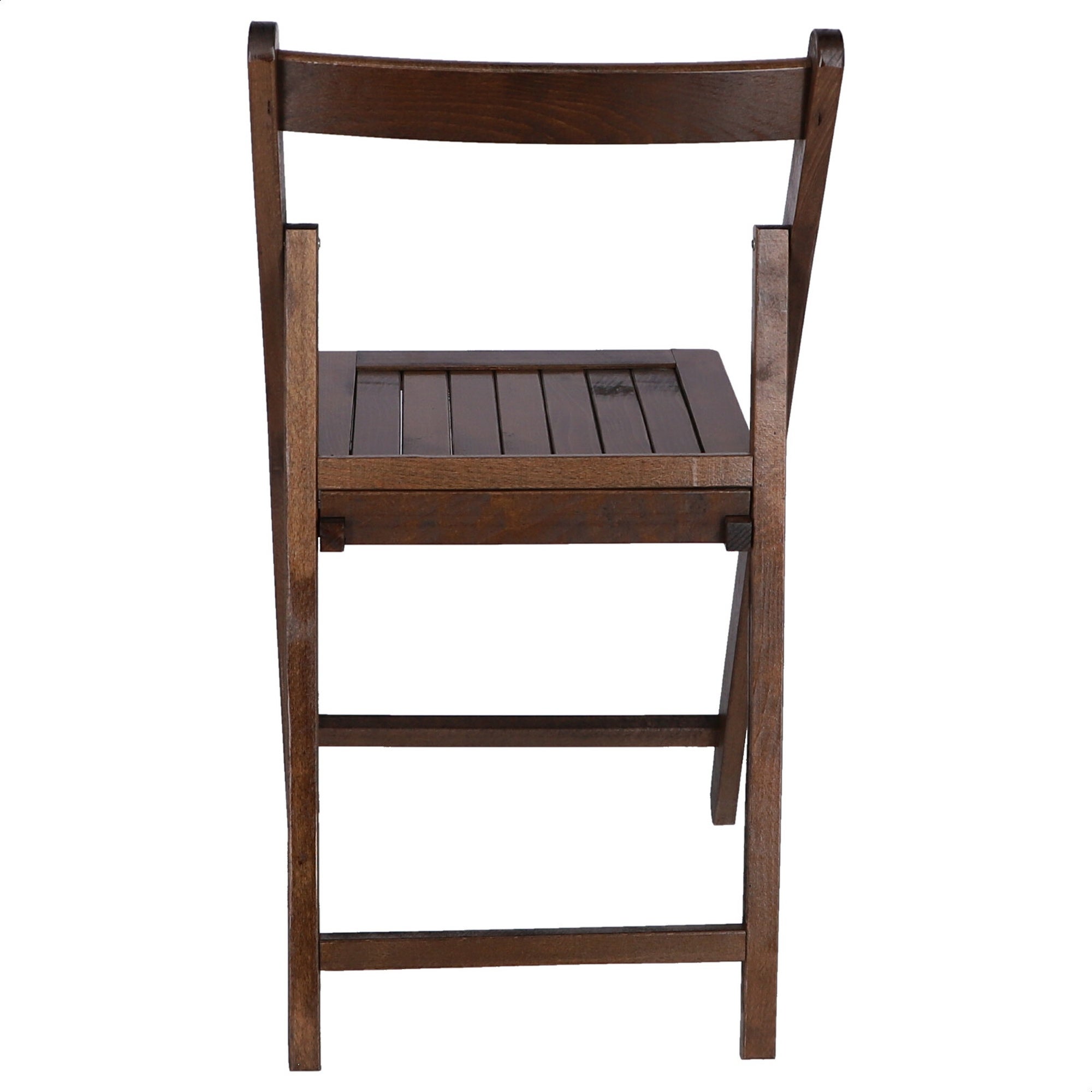 Cadeira WELL HOME FURNITURE & DECORATION NORTE em madeira de faia, acabamento em nogueira, 43x47x79 cm - 5