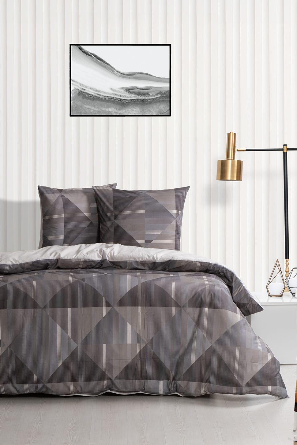 Set letto matrimoniale 200x200 cm+2 federe 65x65 cm 100%cotone | Leroy Set letto matrimoniale 200x200 cm+2 federe 65x65 cm 100%cotone | Leroy
