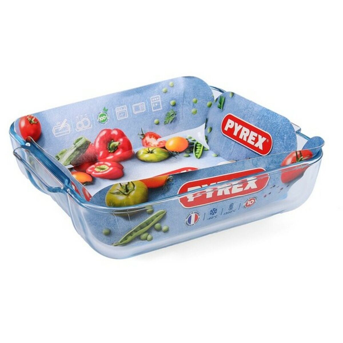 Pyrex Fuente Cuadrada De Vidrio Resistente Al Calor, 25X21cm/2L - Imagen 5