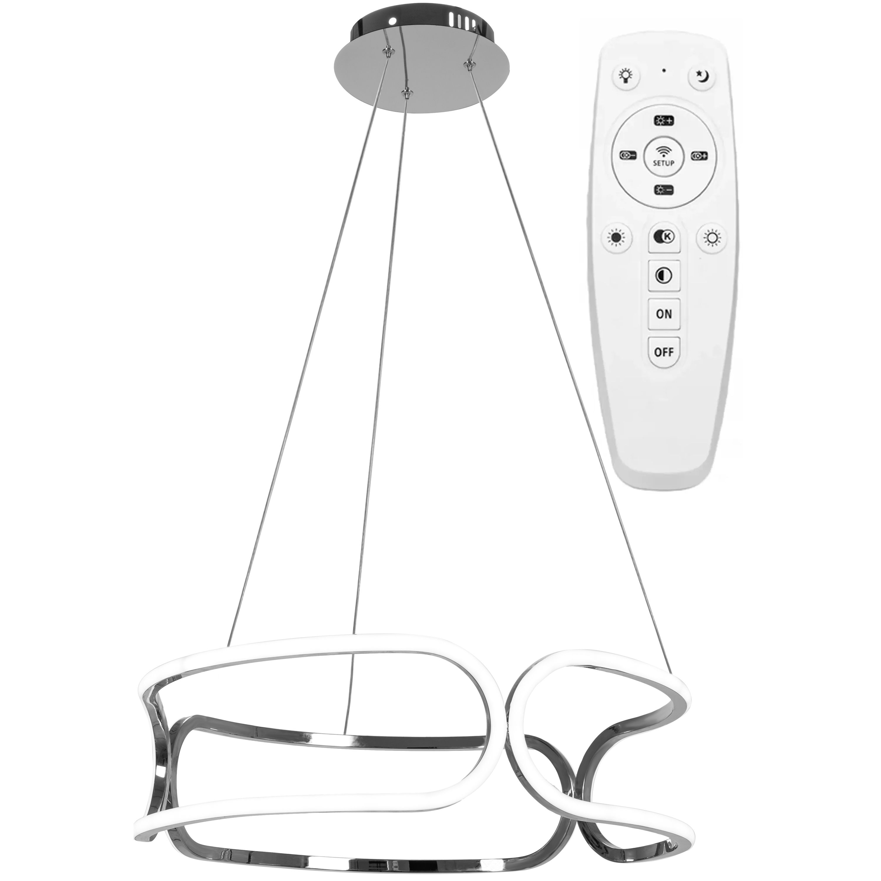 Lampa Sufitowa Led Toolight Led App792-Cp Trio Chrom