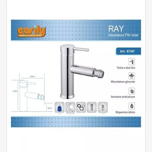 Miscelatore Bidet Serie Clara Cromato - Foto 8