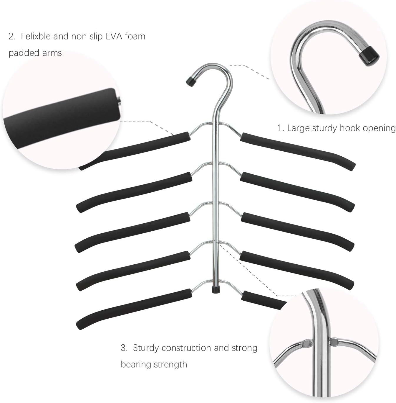 10 Pack Cintres Pliables Portable En Plastique V¨ºtements Voyage Cintre