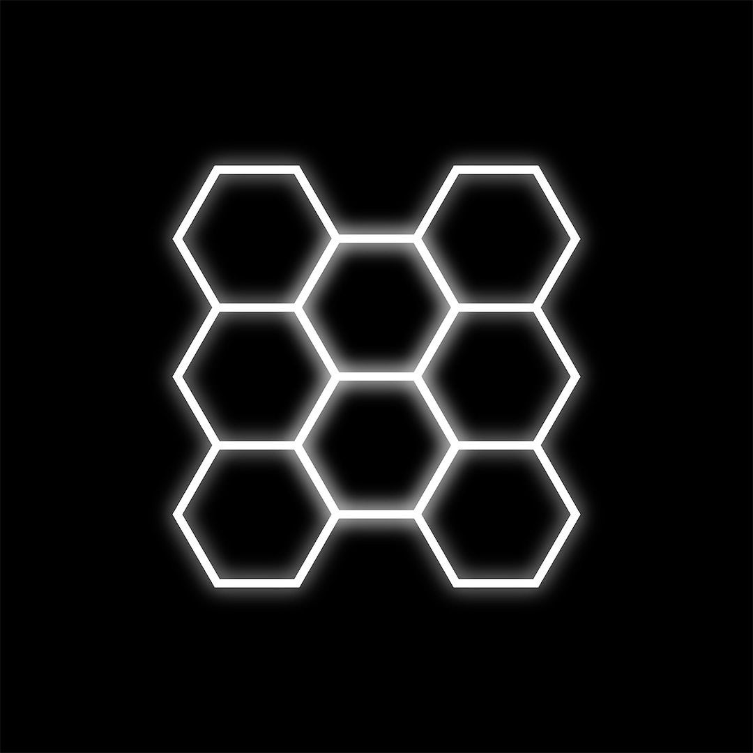Lampa sufitowa LED HEXAGON 245W zimna 23100lm aluminium biała wym:4x229x237cm IP20 IdeaLED - 3