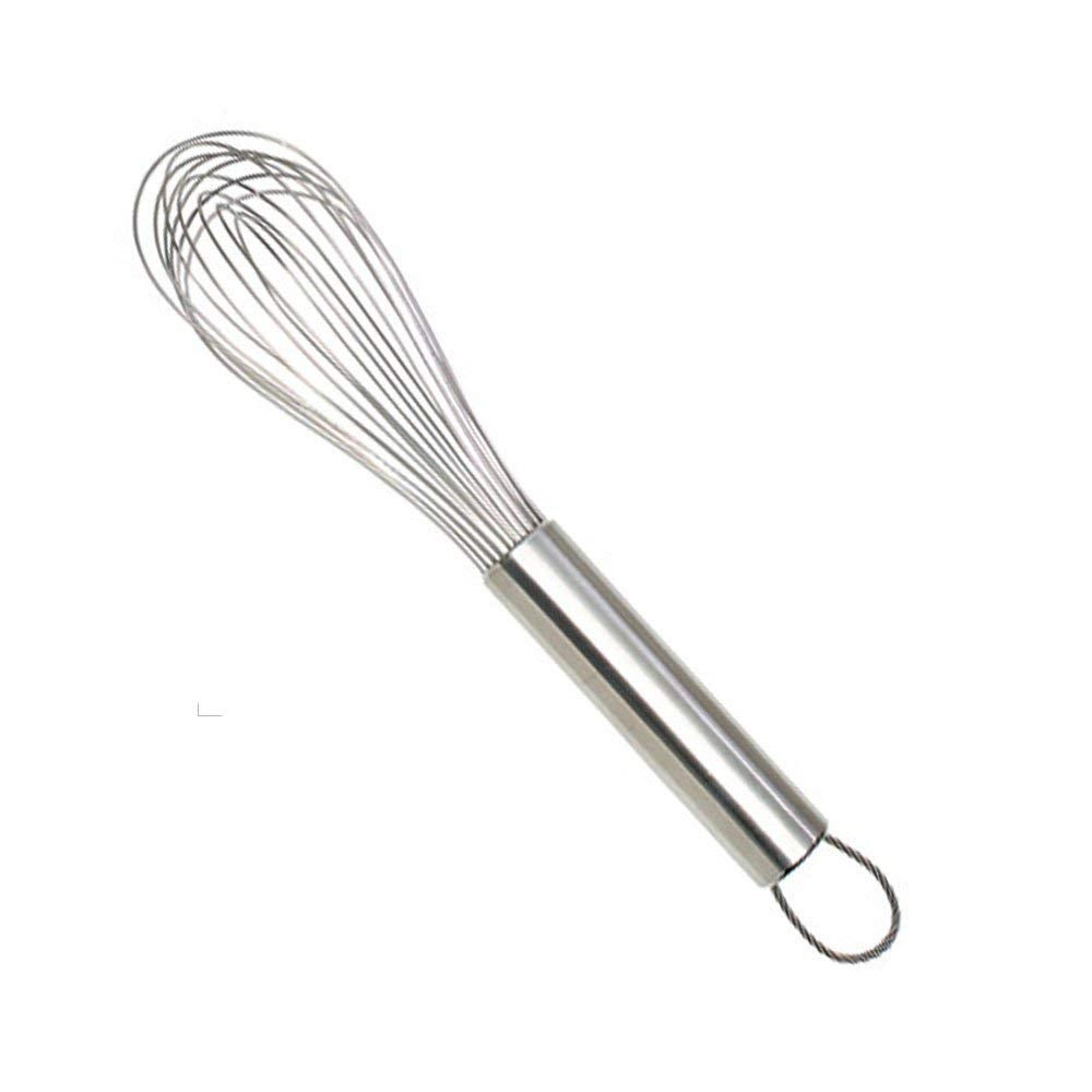 Set di 2 fruste a sfera in acciaio inox di alta qualità, per mescolare, cucinare, frustare, battere e preparare dolci in modo efficiente, ideale per tutte le esigenze culinarie