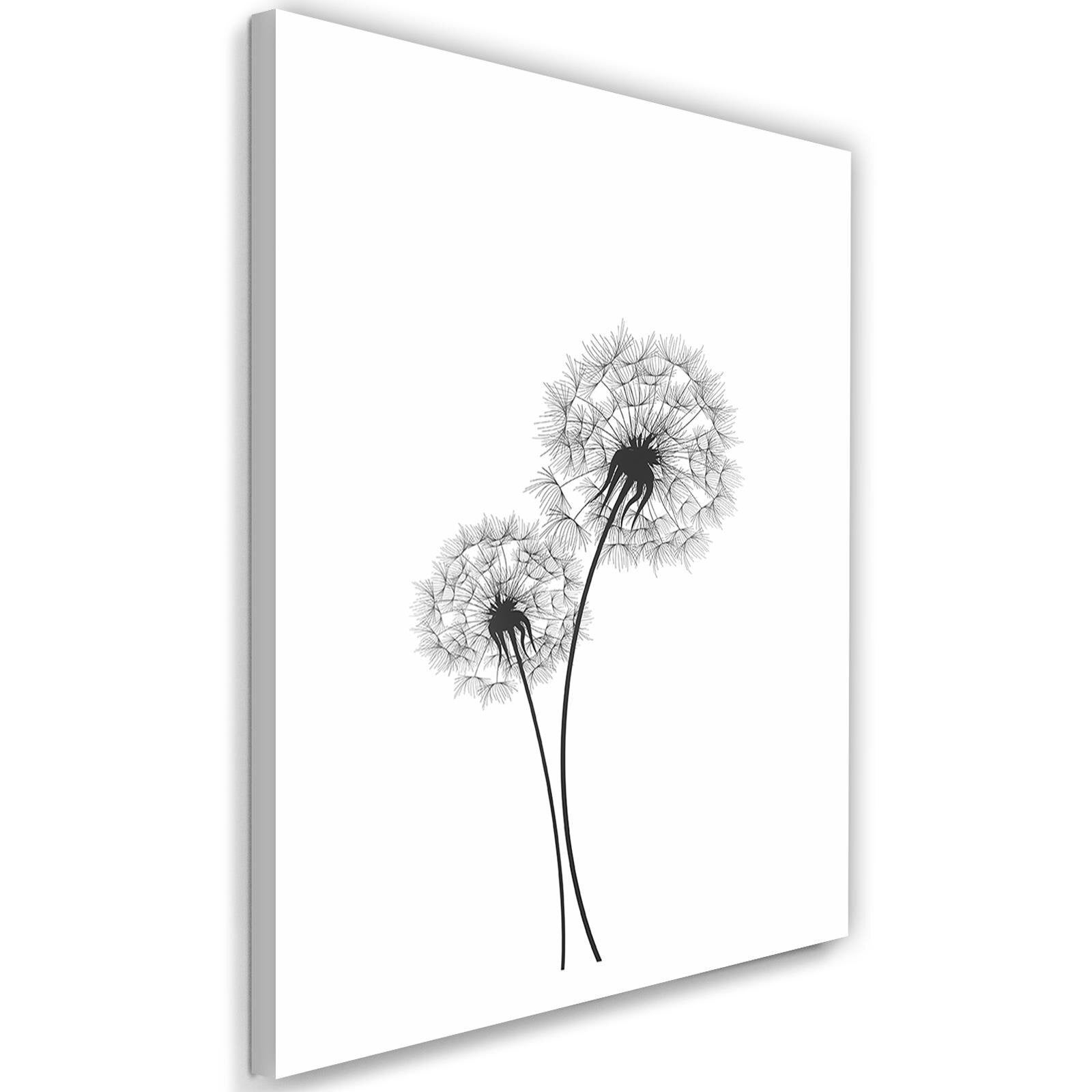 Obraz na płótnie, Dwa dmuchawce 40x60