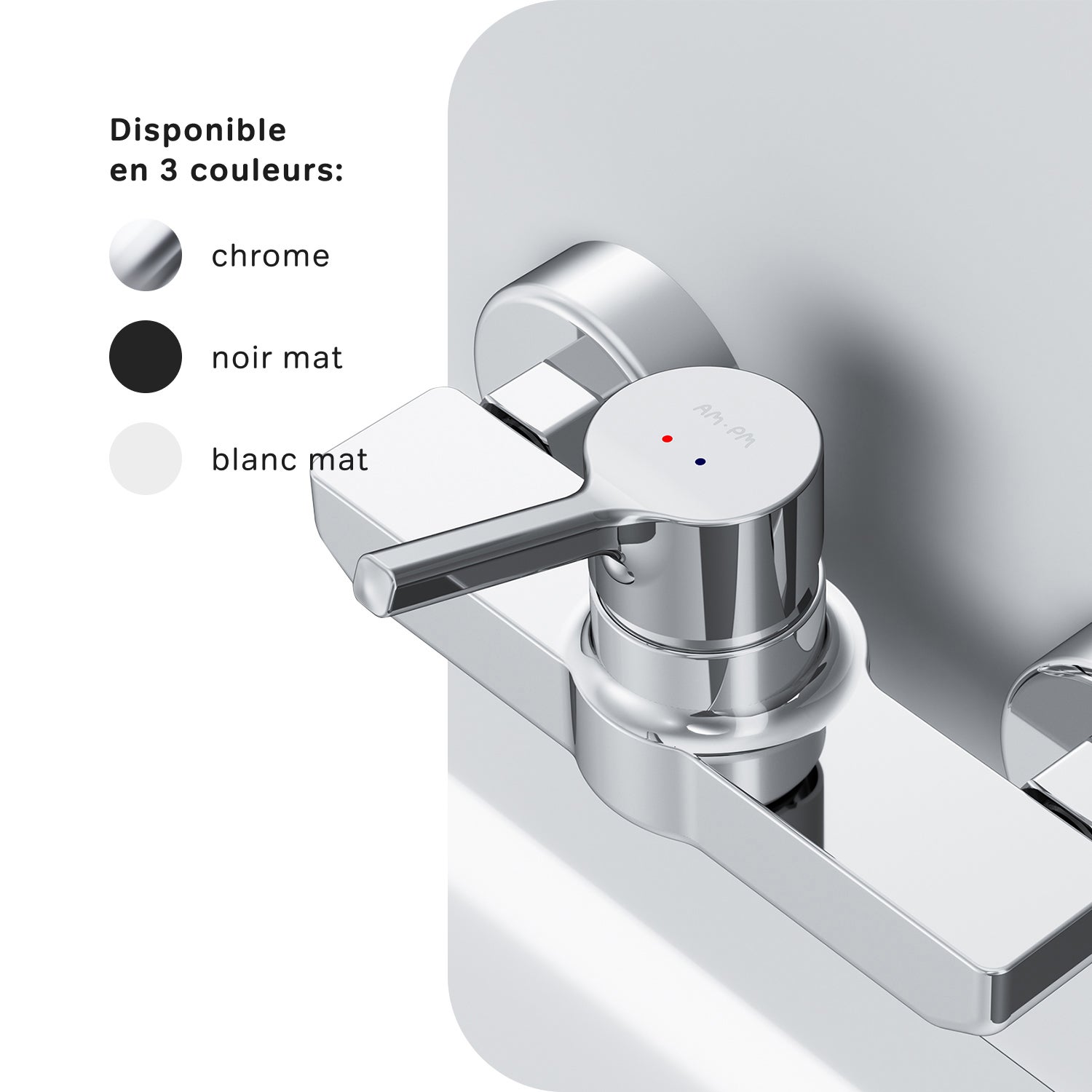 Mitigeur mécanique de douche Robinet de douche Chromé, X-Joy S FXB20000 AM.PM - 6