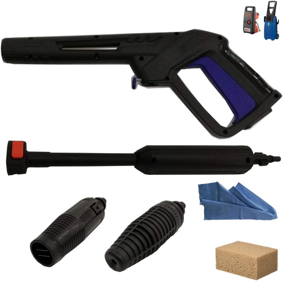 Tubo Ricambio Idropulitrice 6 Metri, Attacco Rapido Giallo E Filettato M22, Compatibile Con Annovi Reverberi, Black Decker