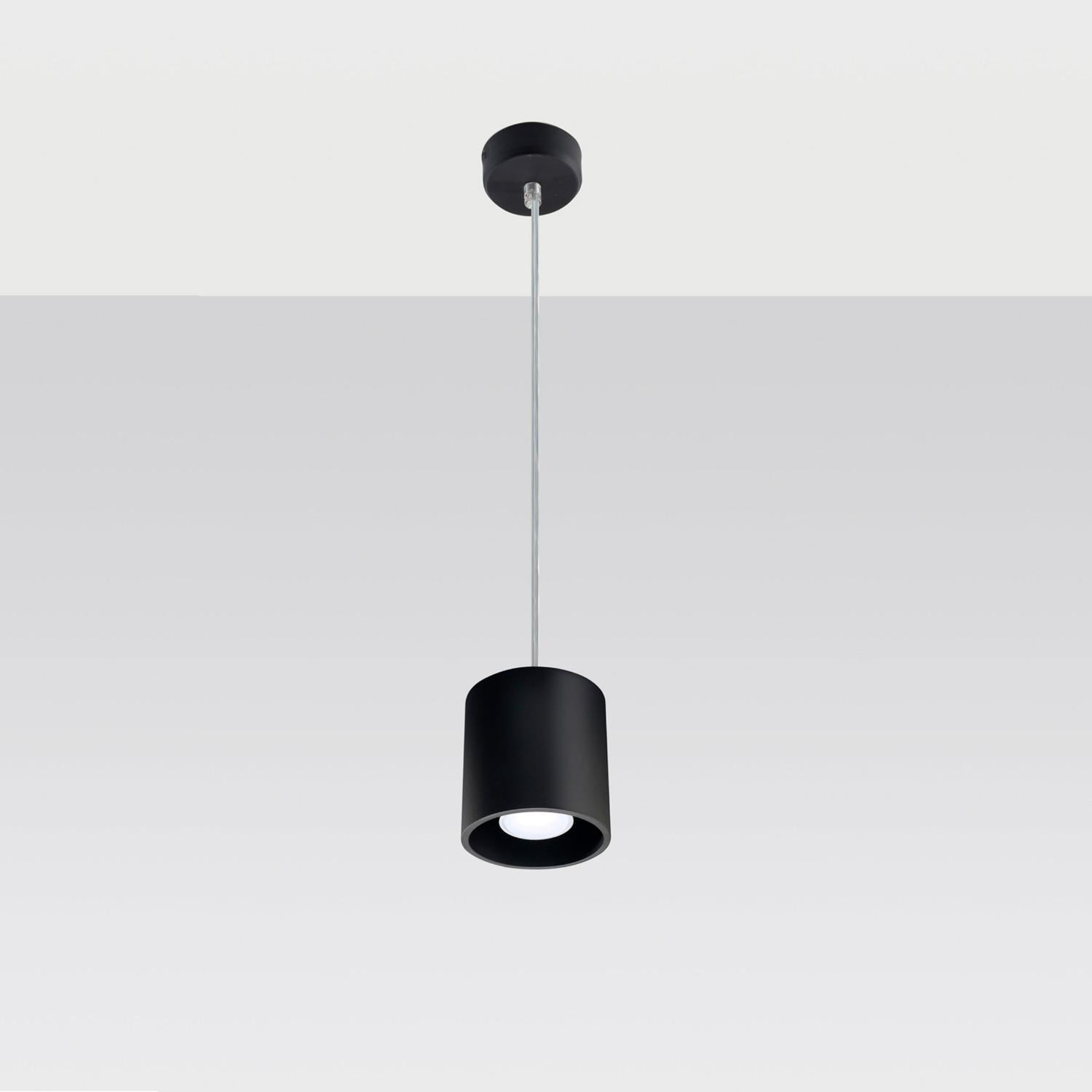 Lampa sufitowa wisząca Orbis czarna 1xGU10x40W wym: 80 x 10 x 10 cm metal Sollux Lighting