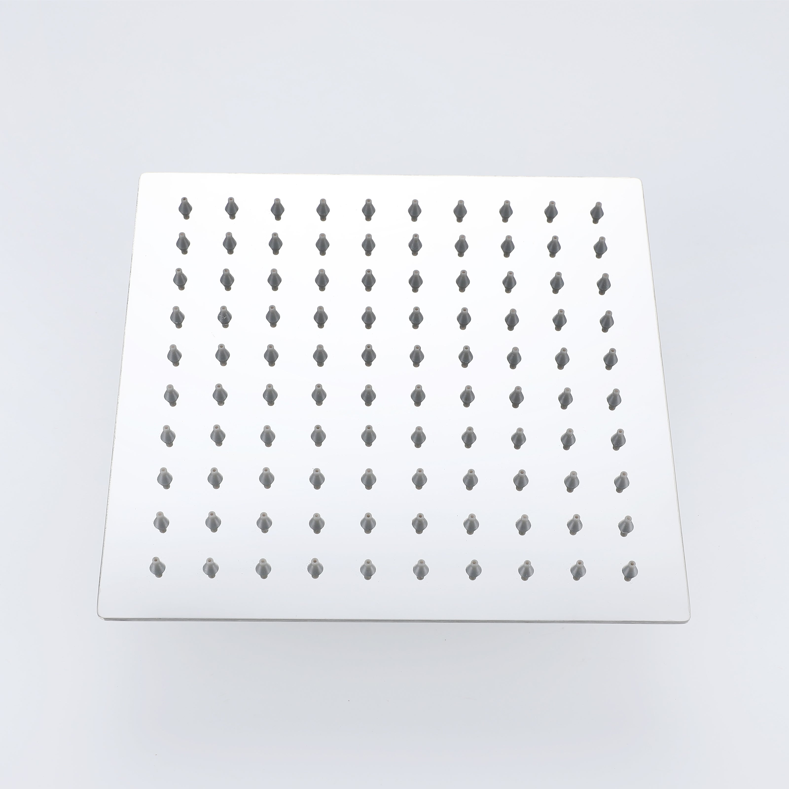 AICA Coluna de chuveiro termostática de prata brilhante barra ajustável e spray superior aço inoxidável design simples para banheiro - 5