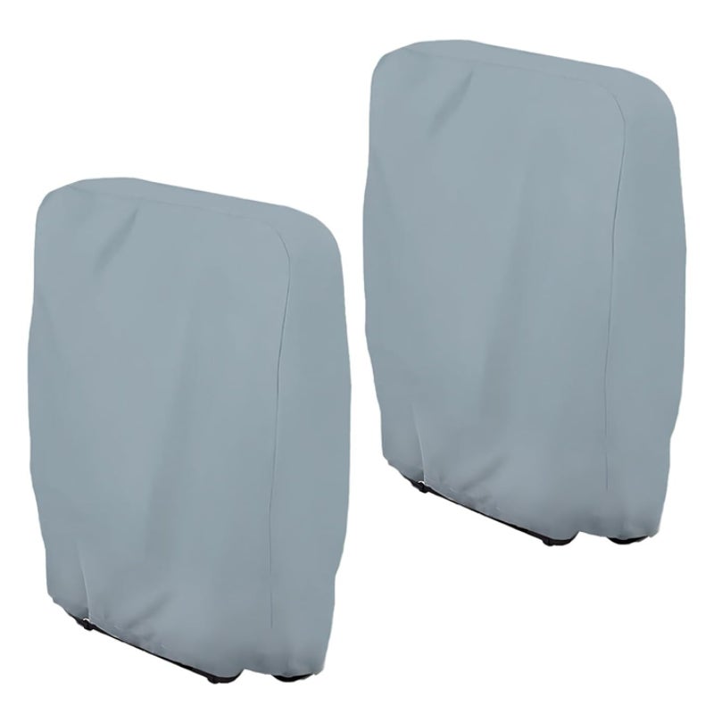 2x Pokrowiec na krzesło ogrodowe - Wodoodporny pokrowiec na krzesło - Pokrowiec na krzesła składane - Pokrowiec ochronny odporny na warunki atmosferyc