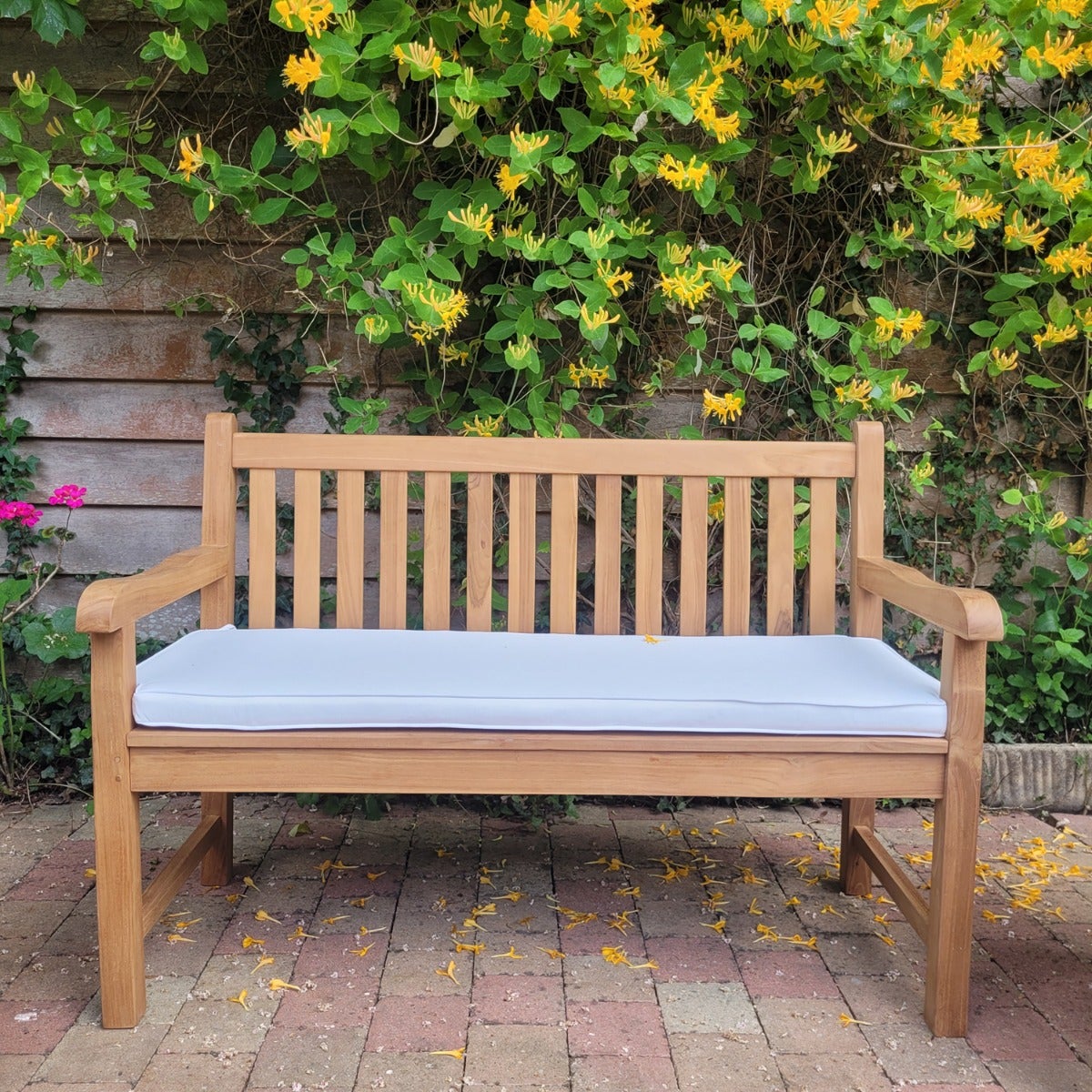 Banc en teck massif Notting Hill 130 cm - 8