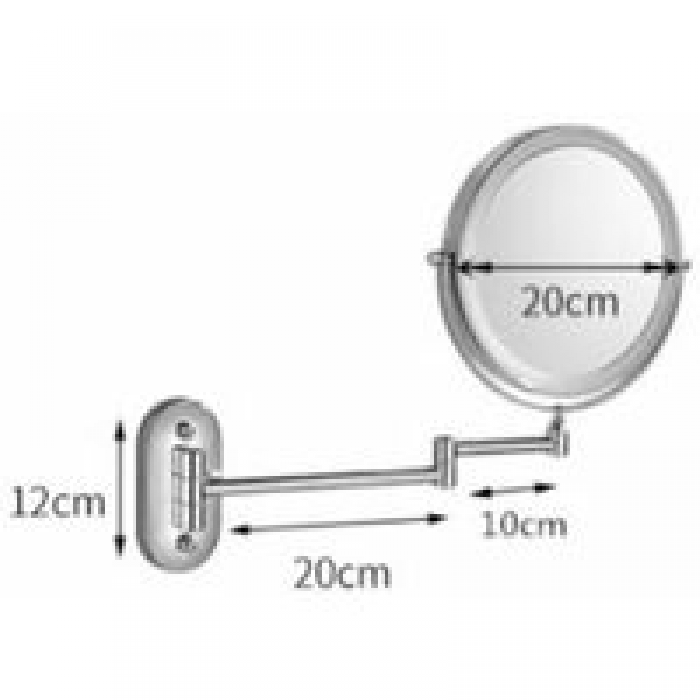 Miroir De Maquillage éclairé Avec 72 LED, 2000 MAh, Rechargeable Par USB, écran Tactile LED Miroir De Voyage Noir 79914841