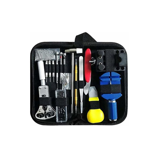 Kit de réparation de montre, 147 outils professionnels de réparation de barre à ressort, Kit d'outils de remplacement de batterie de montre