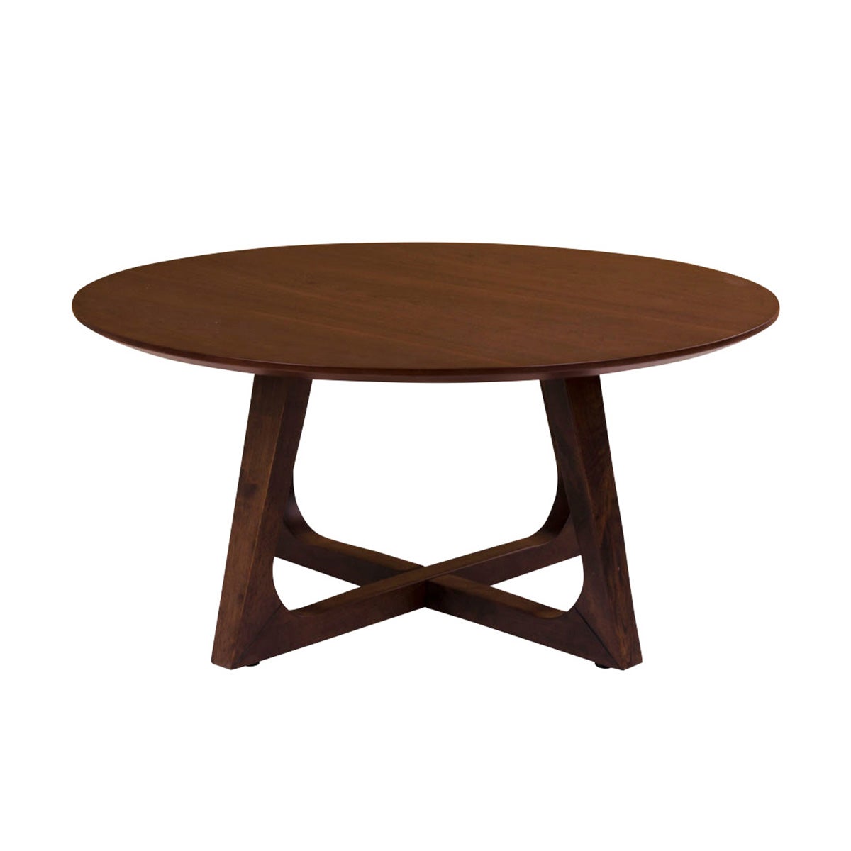 Hello Table basse en imitation noyer. | Leroy Merlin