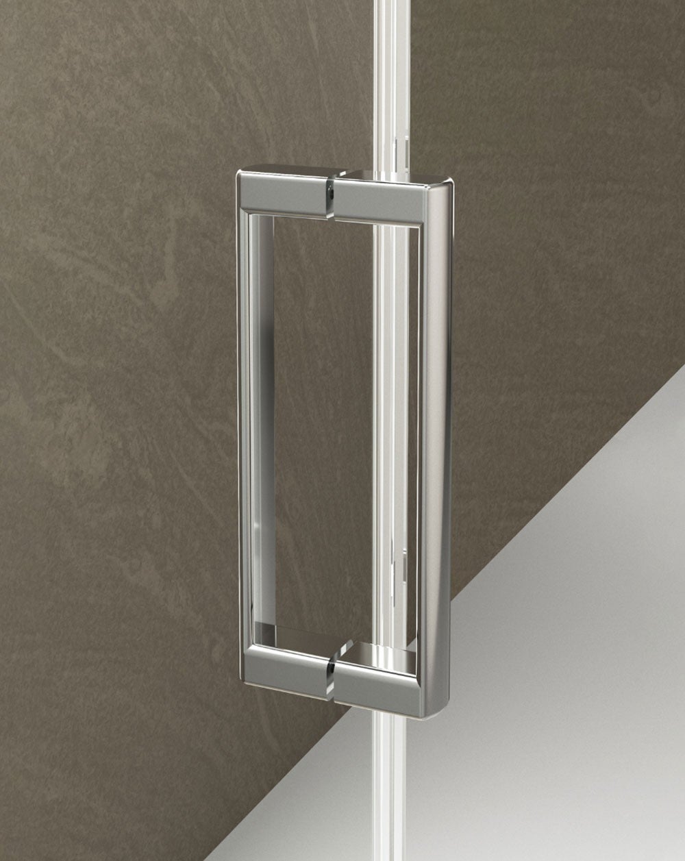 Box doccia angolare scorrevole 2 porte 2 fisse | Vetro anticalcare trasparente da 5 mm | Profilo cromato 140 cm (adattabile 136,5-138,5 cm) x 90 cm - 3