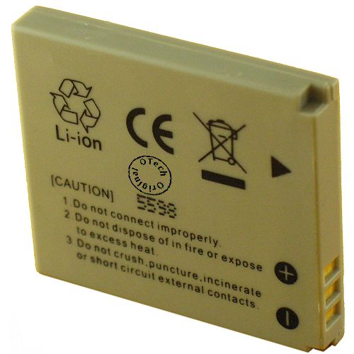 Batteria Sostitutiva Li-Ion Per Canon Digital IXUS 80 IS: 3,7V, 700mAh - 6