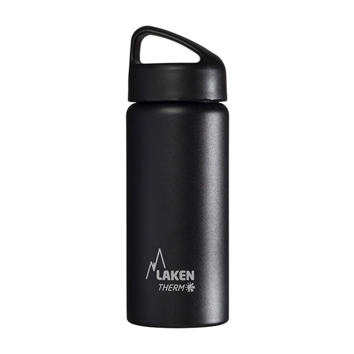 Borraccia Termica Laken Basic Inox 500ml | Bocca Larga, Senza BPA, Nera