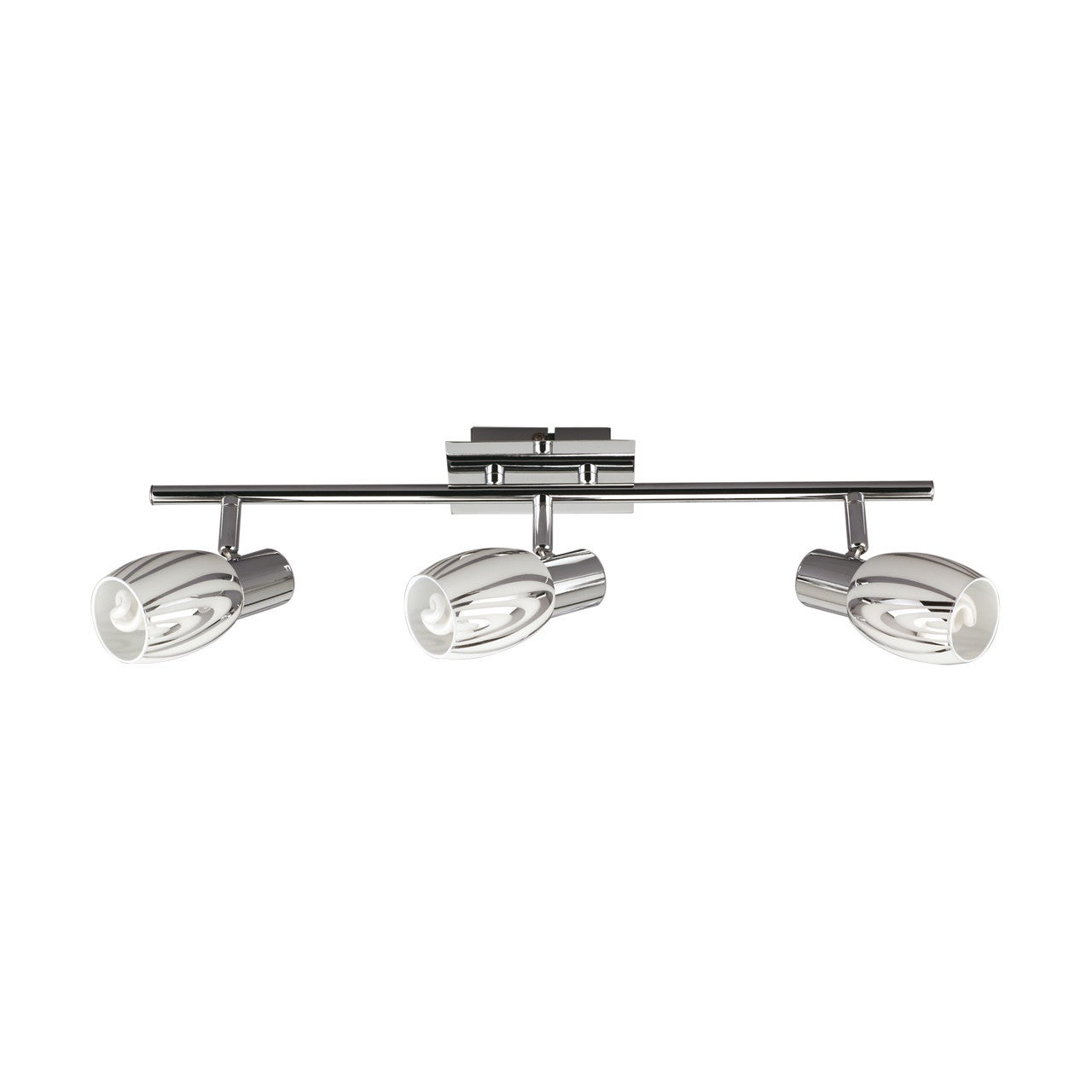Lampa sufitowa wisząca Panterka chromowana 3xE14x9W nowoczesna wym: 19 x 50,5 x 8 cm szkło Struhm