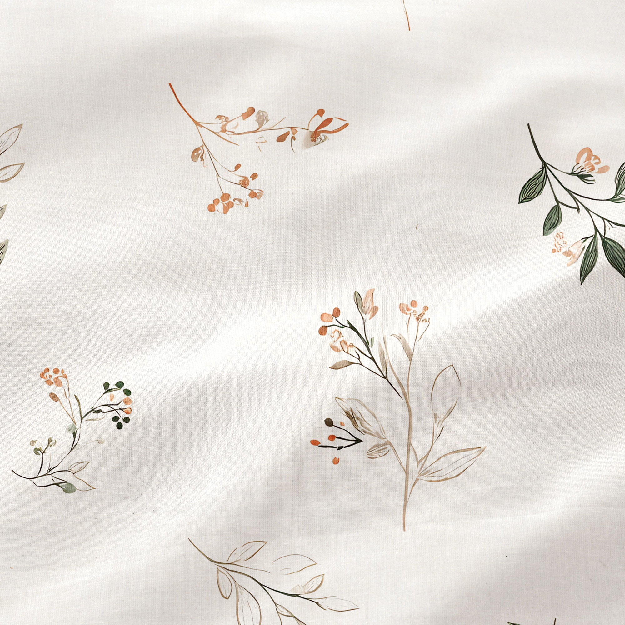 Copripiumino in 100% cotone 240x220 cm + 2(50x85) cm - Florisa - 5