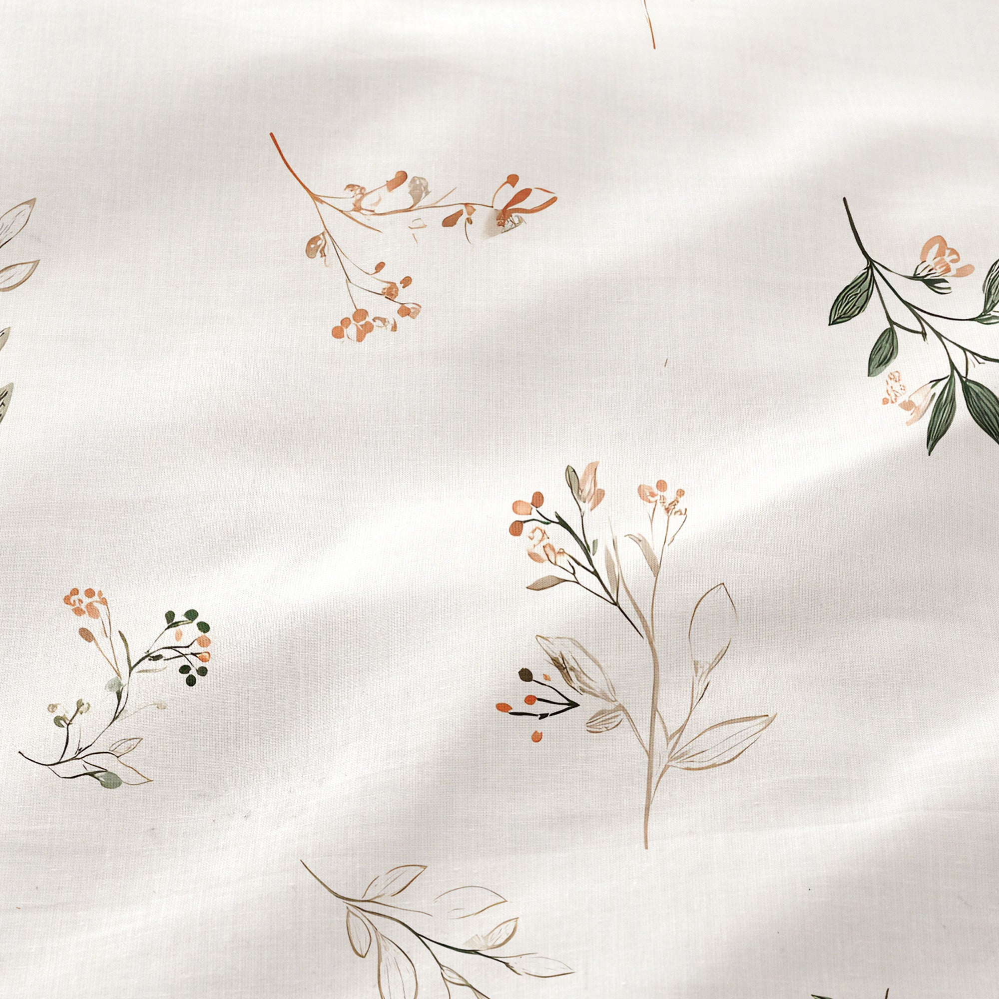 Juego funda nórdica 100% algodón cama 120/135 cm - 220x220 cm + 2(45x75) cm - Florisa - 5