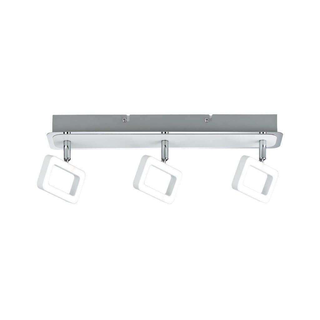 Lampa sufitowa LED FRAME 4W ciepła 320lm metal chromowana-biała wym:13x43x10cm IP20 Paulmann