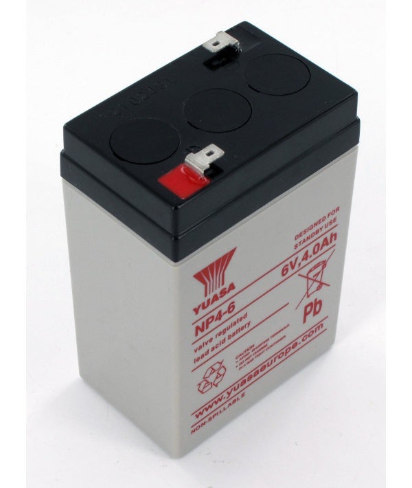 Batterie Plomb Yuasa 6V 4Ah NP4-6 - 2